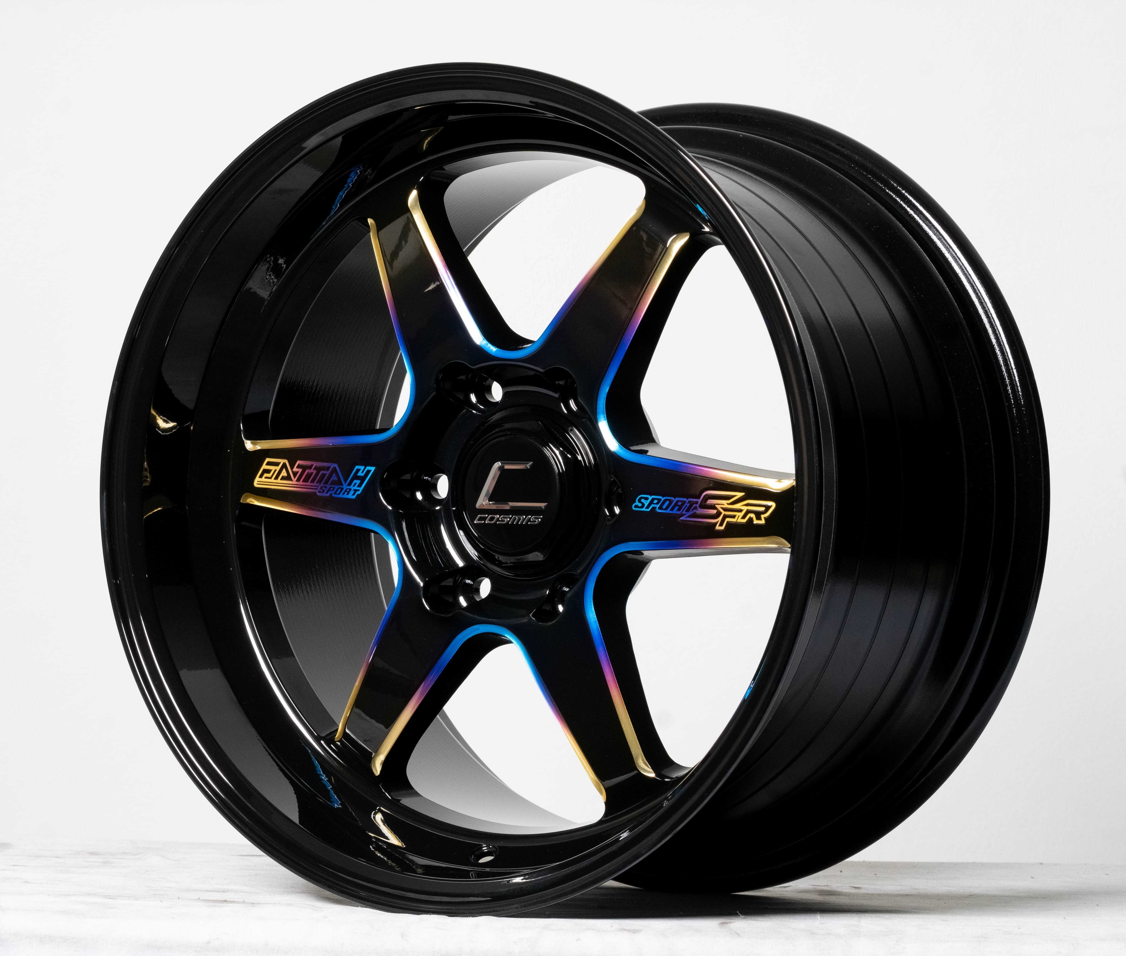 แม็กซ์ SPORT-SFR 18X9.5 6X139.7 ET25 CB.106 TITANIUMBLACK(สีไทเทเนียมแบล็ค)Custom