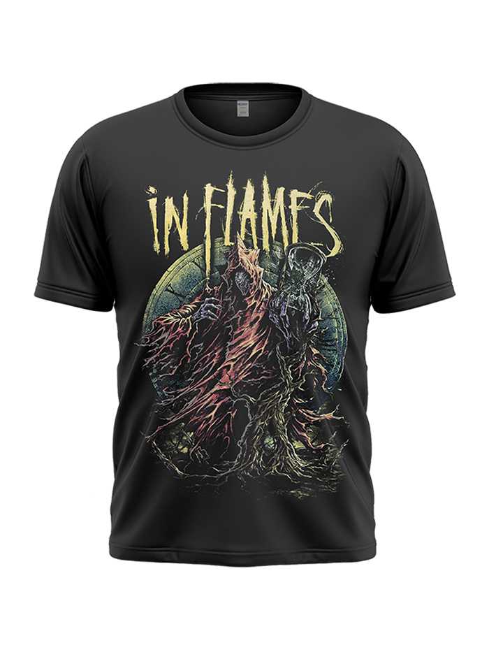 IN FLAMES MEN’S TEE : END OF TIME