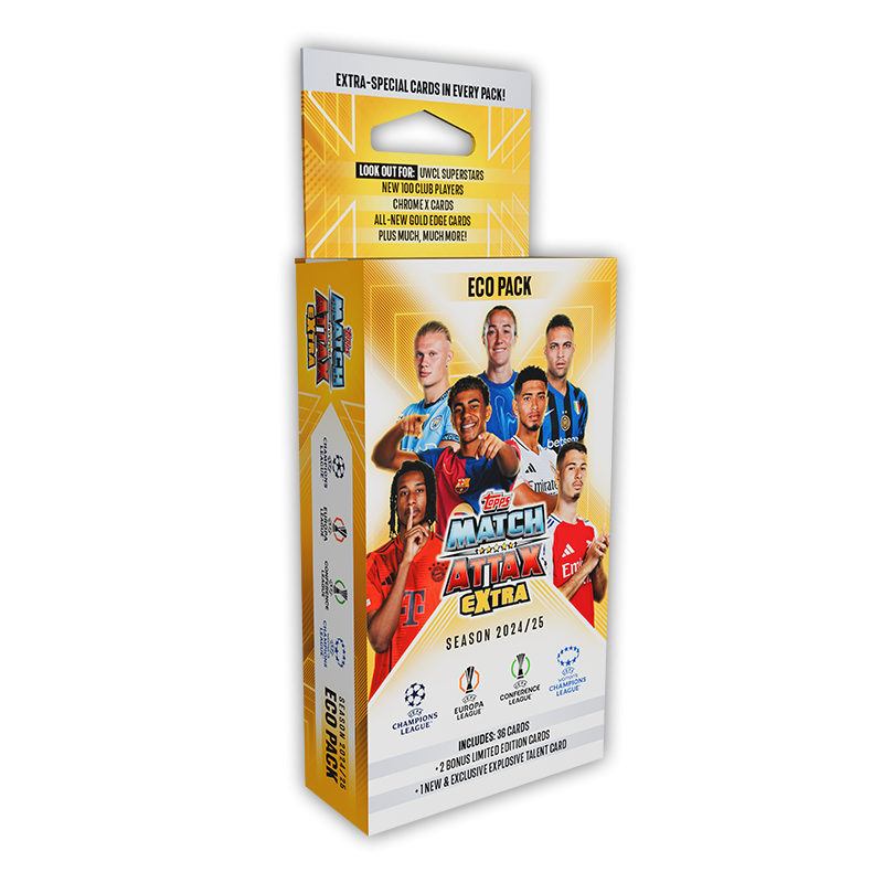 Match Attax UCC Extra 2025 Eco Pack - การ์ดฟุตบอล UCC แมตช์แอทแทค เอ็กซ์ตร้า อีโค่แพ็ค