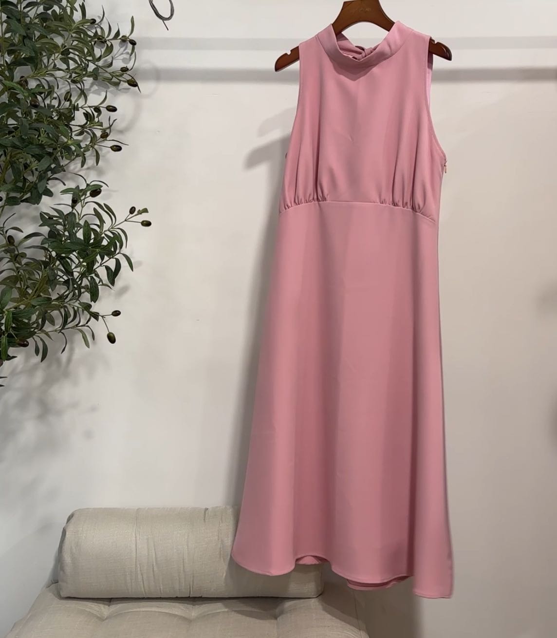 Marron Dress - Rose Pink