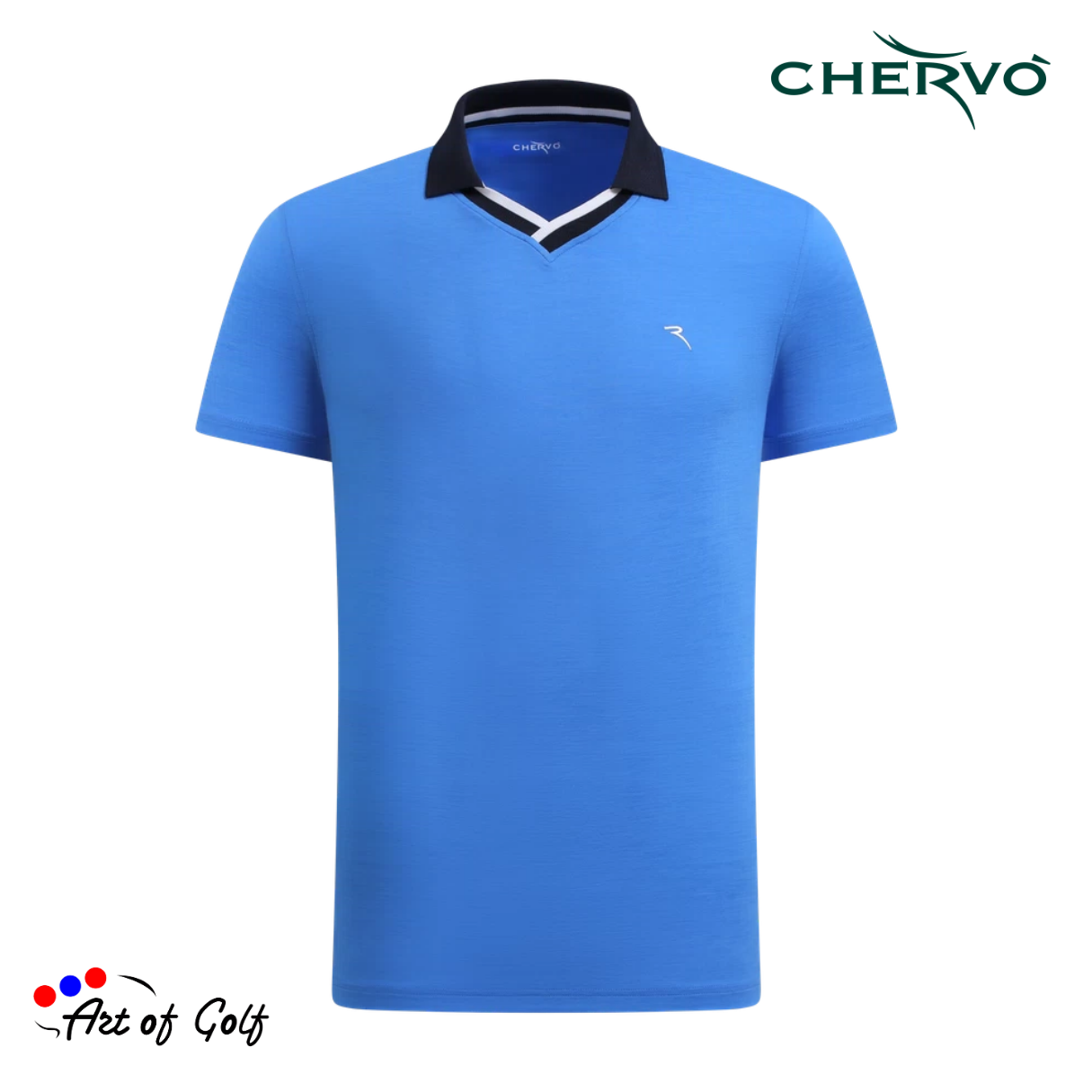 Chervò August Polo 155E - Men (Light Blue)
