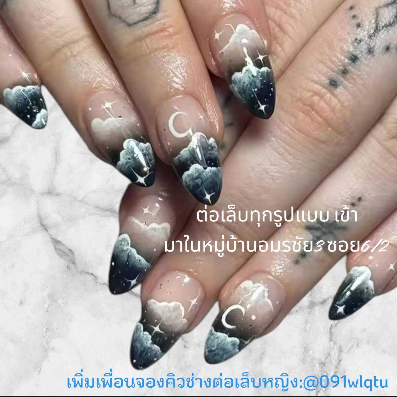 เพ้นท์ลวดลายเล็บรากเส้น,มาที่ร้านเรา ต่อเล็บสวยๆ ในหมู่บ้านอมรชัย 3 ซอย 6/2