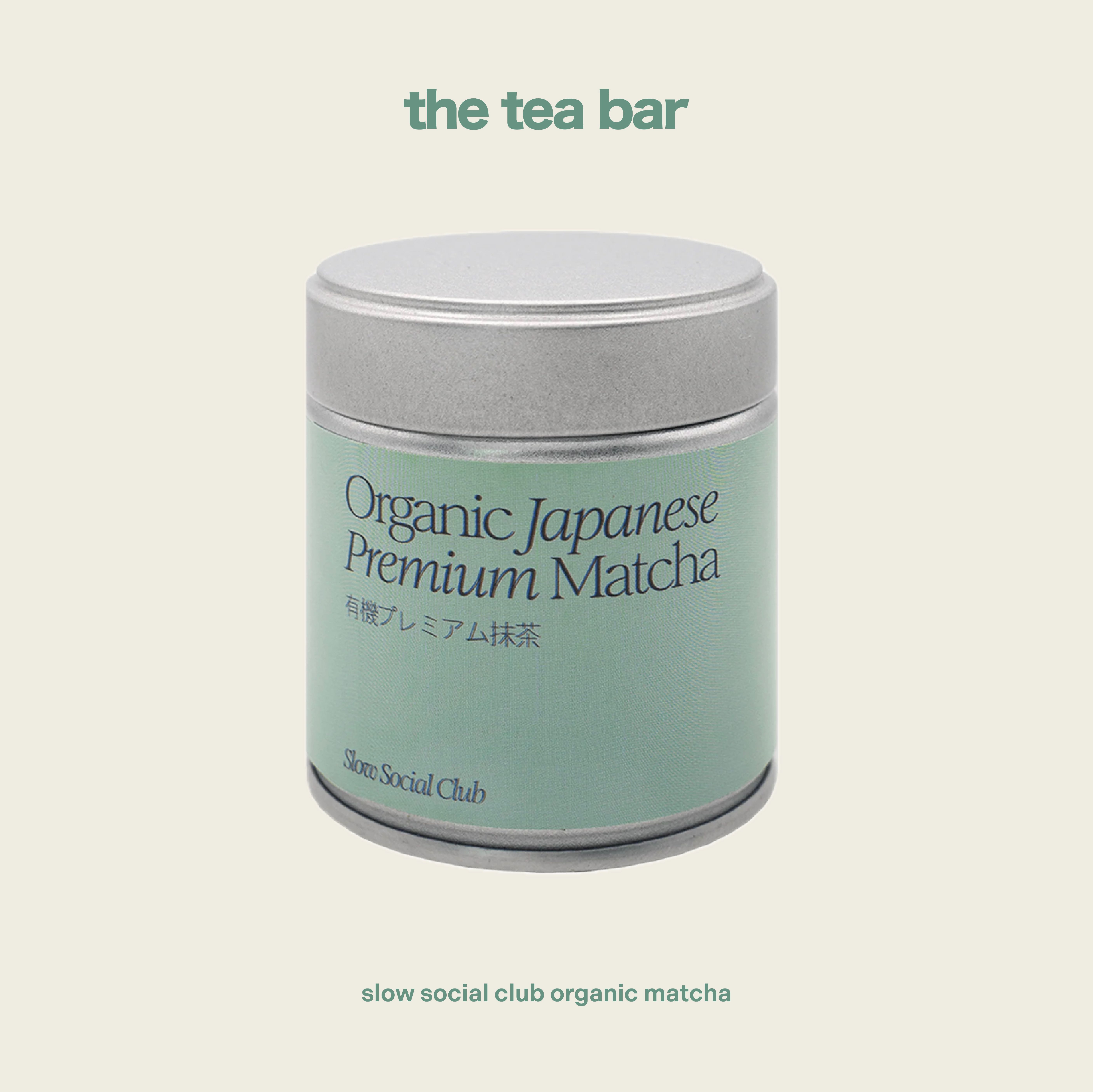 SLOW SOCIAL CLUB organic premium matcha