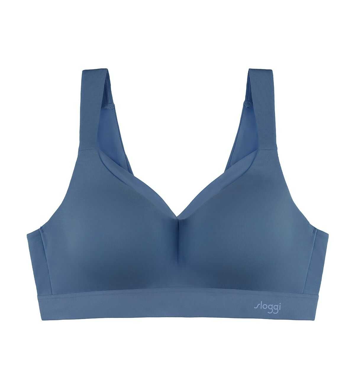 NEW sloggi 10223245 sloggi Basic Sporty Cool HP2 00XX สปอร์ทบราคัพทรงเต็ม ไม่มีโครง สีน้ำเงิน