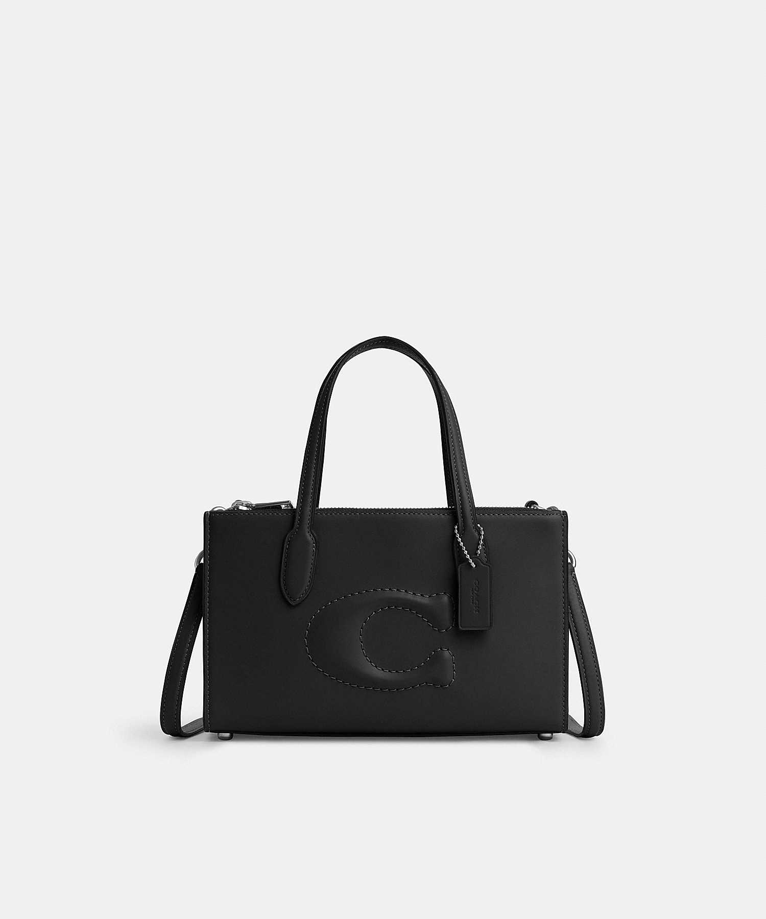 COACH NINA SMALL TOTE BAG CR097 SV/BK