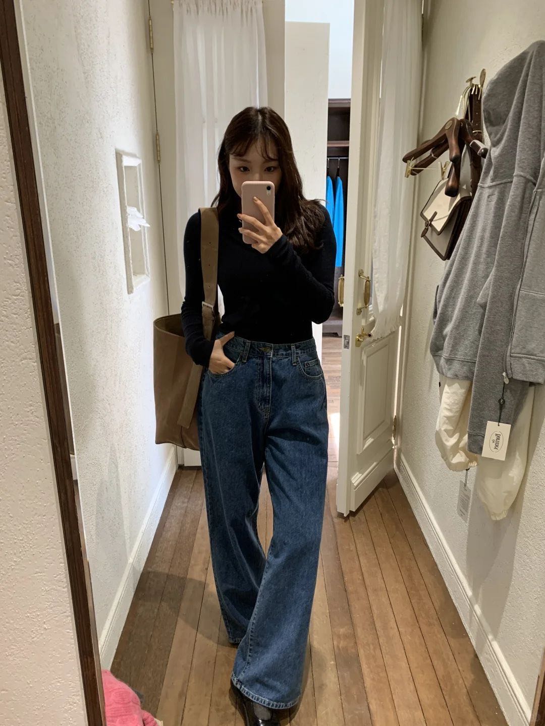 The Barnnet slim wide-leg jeans(Pre-order 15-20 day)