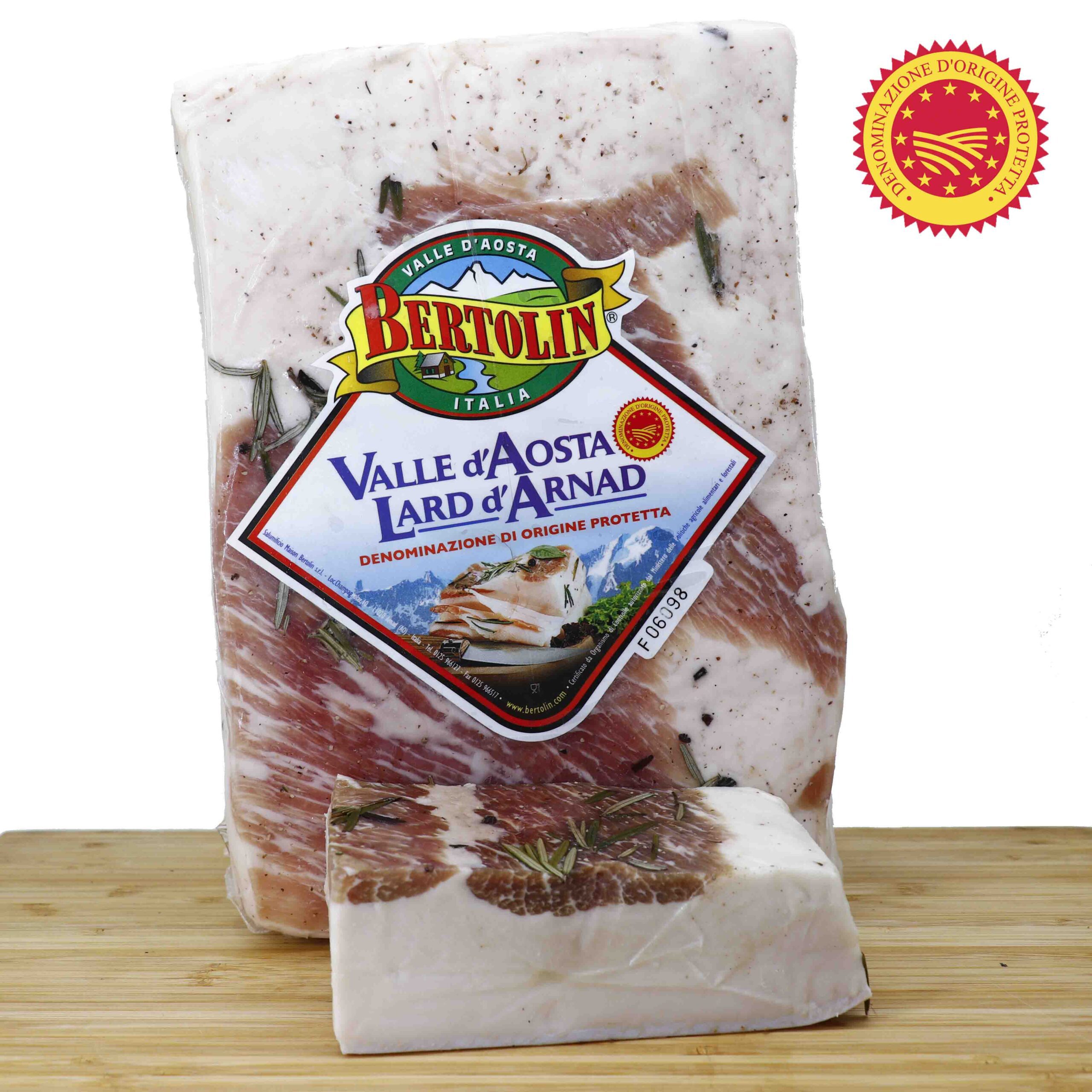 Lardo di Arnad D.O.P. Pork Lard  - 300gr