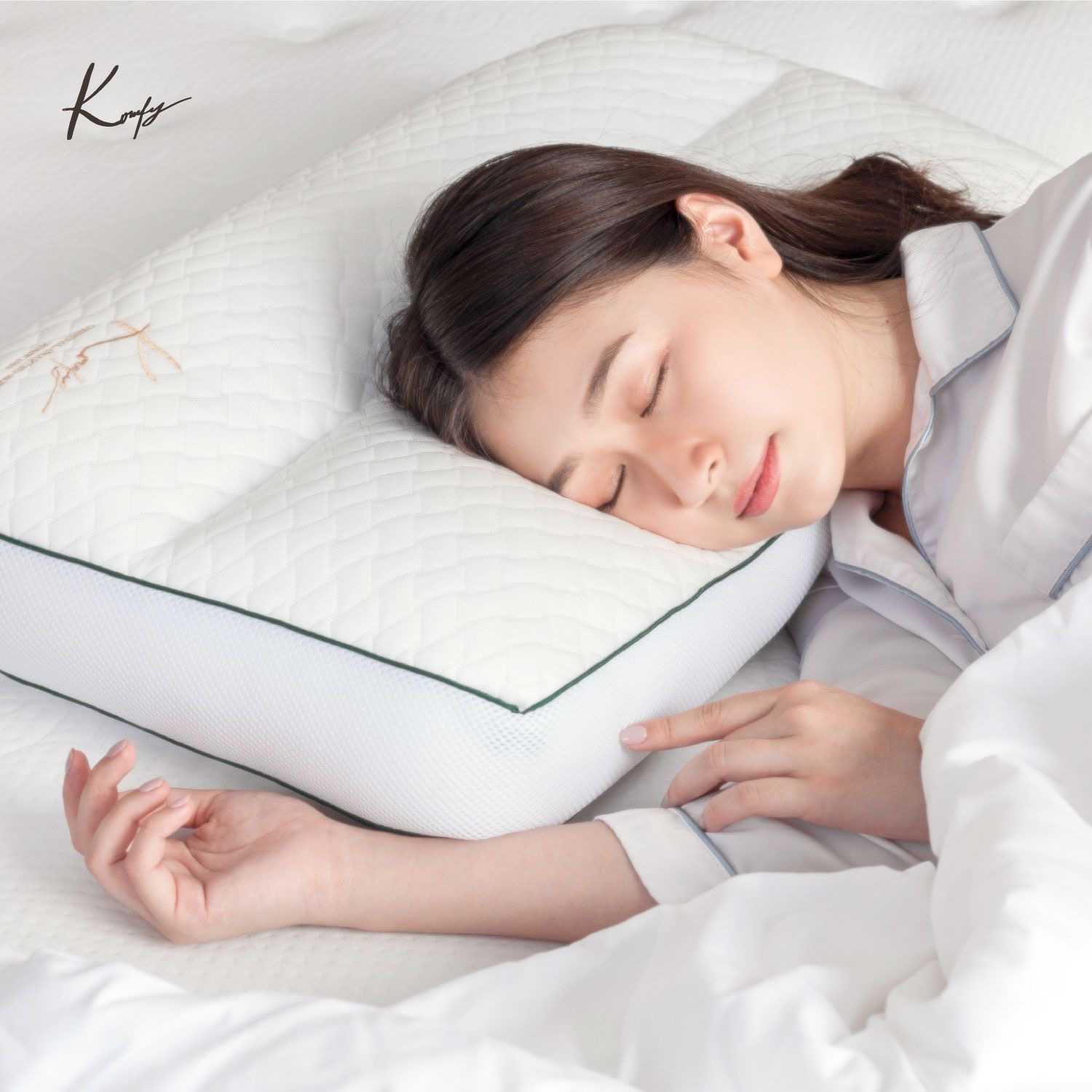 หมอนสุขภาพ Kool Kiss ไซส์ L - รุ่น คูล คิส (10651)