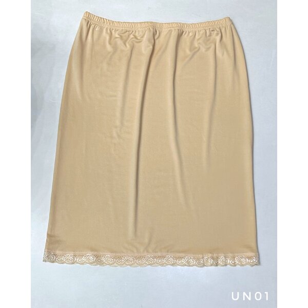 ยาว 20.5นิ้ว 2MUAY UNDERWEAR รุ่น UN กระโปรงซับใน สลิปกันโป๊ ที่เหมาะกับ กระโปรงอัดพลีท / เดรสอัด...