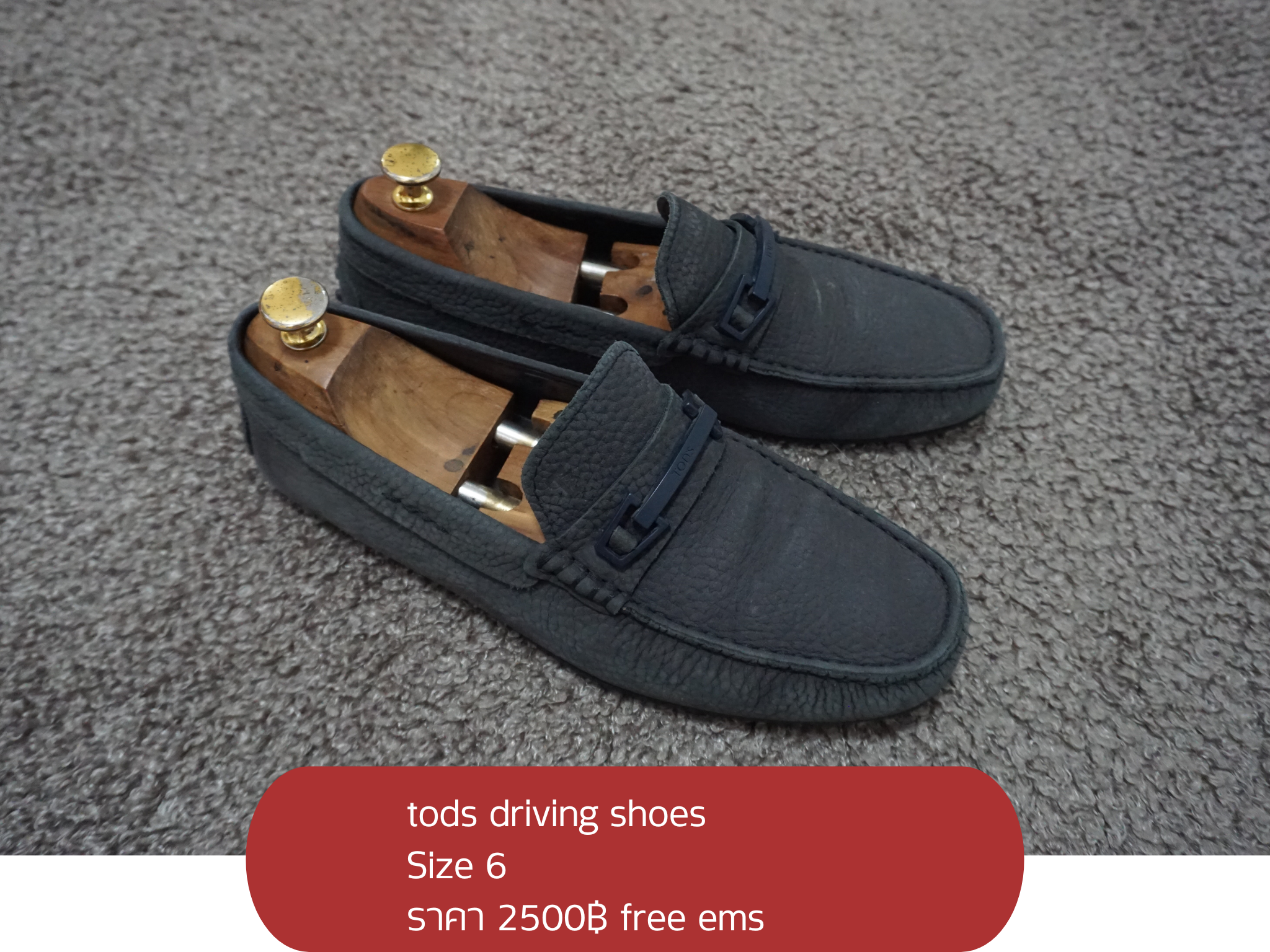 TOD'S Gommino City Driving Shoes size 6