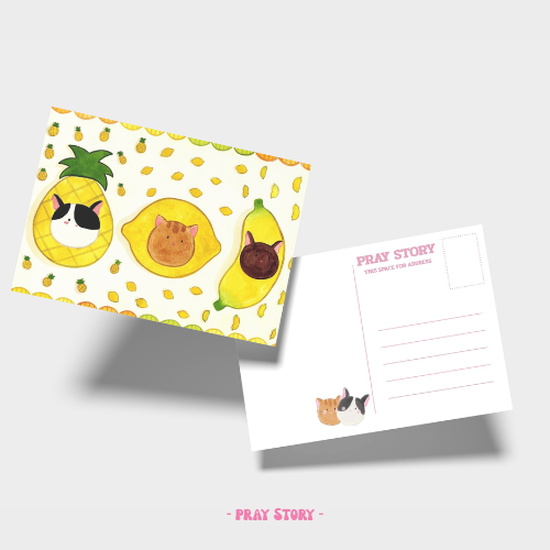 Postcard | Zesty Little Friends