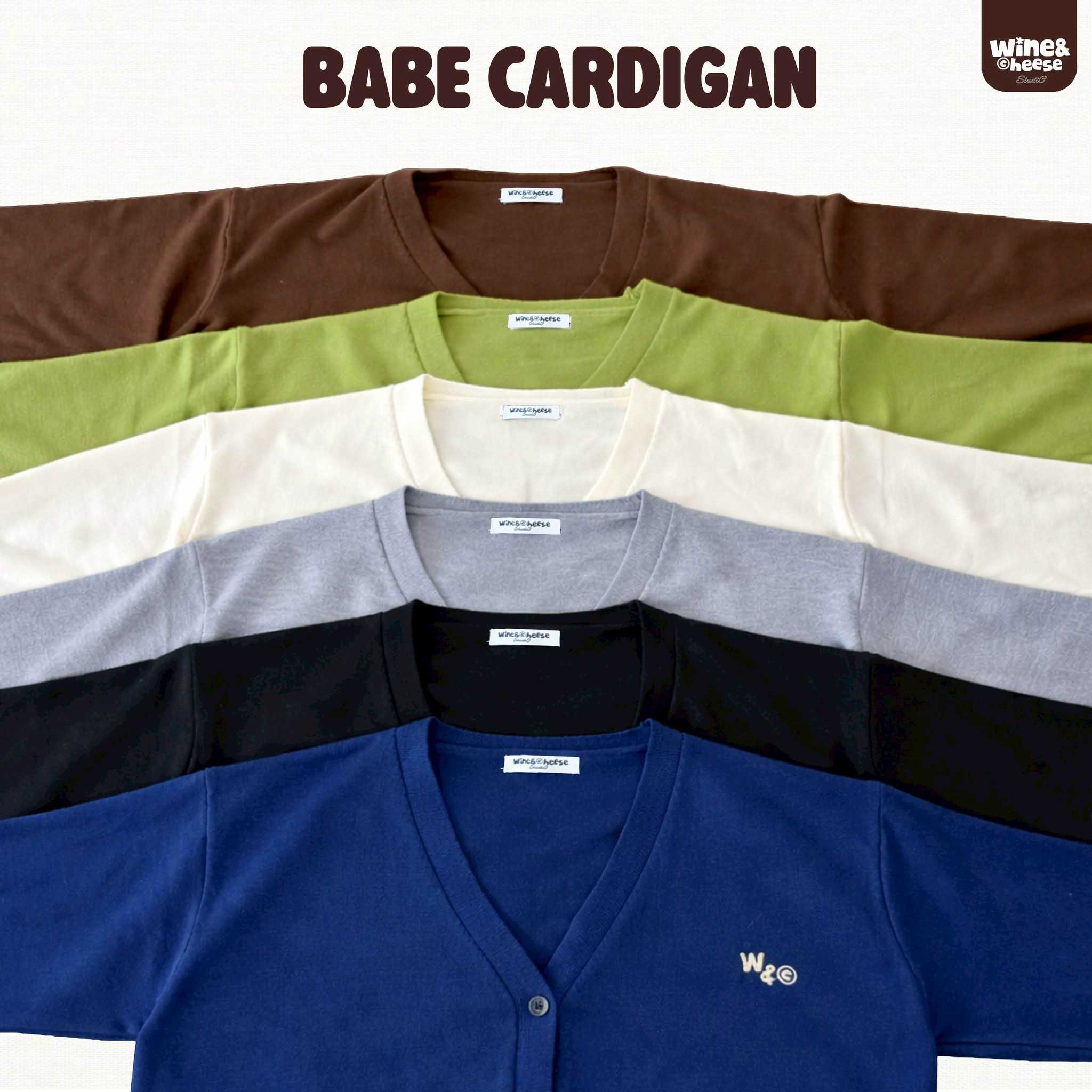 WC Babe Cardigan คาร์ดิแกนผ้านิ่มทรง Oversized WC0034