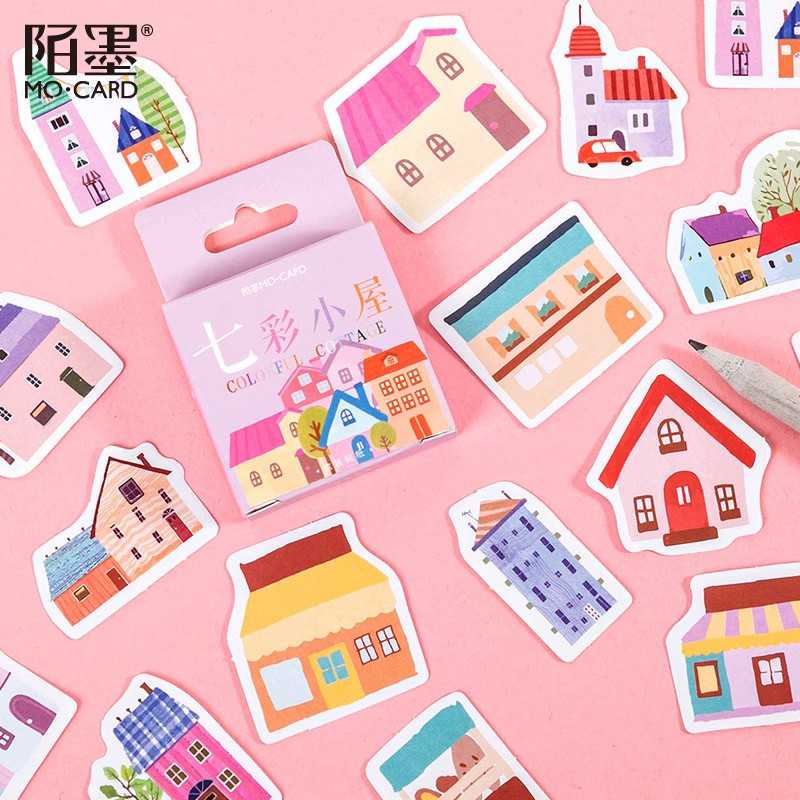 สติ๊กเกอร์กล่องไดคัท Sweet town