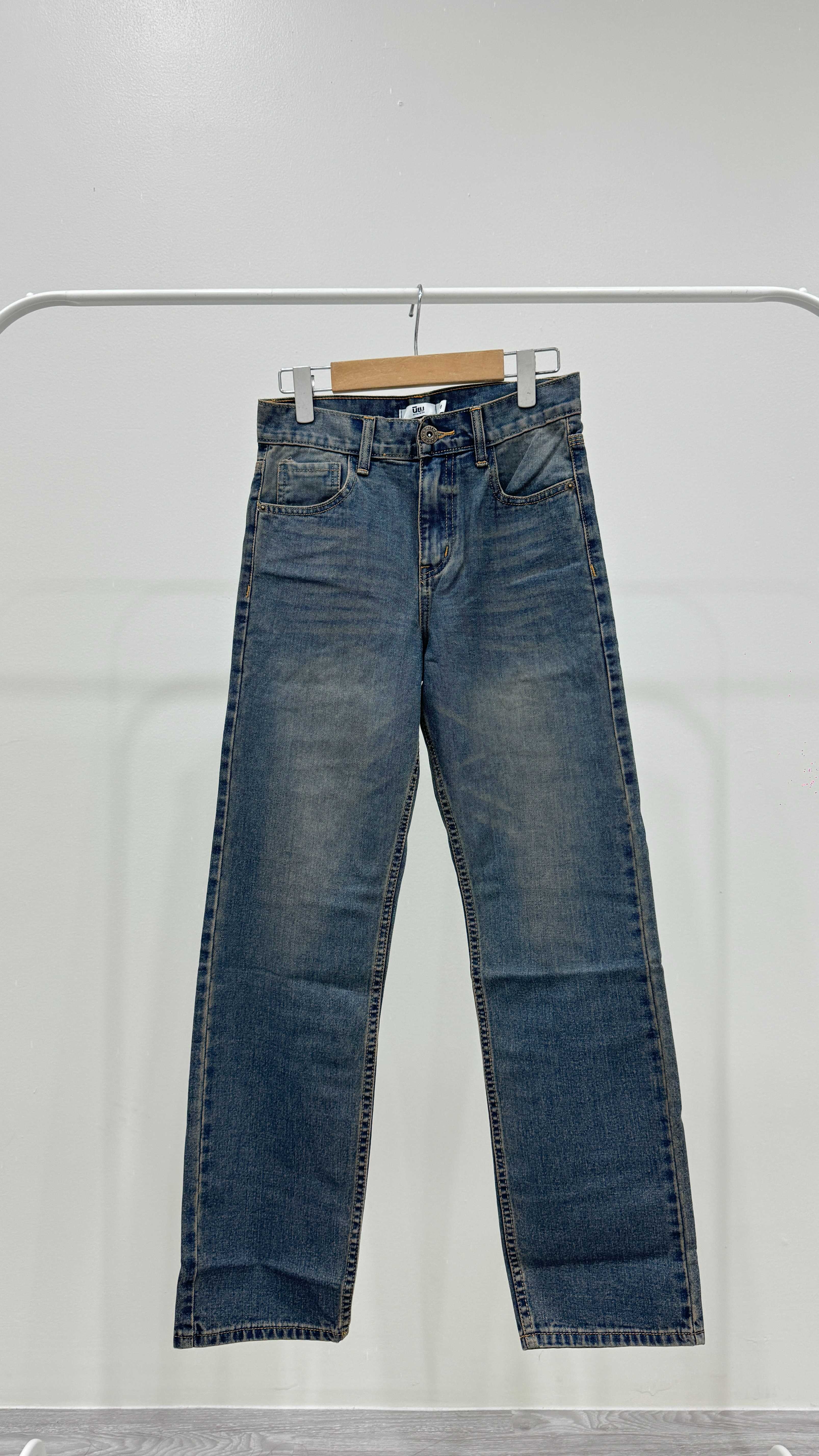 Niyom Jeans collection Aloha : รุ่น MB608 กระบอกใหญ่ สียีนส์สนิม