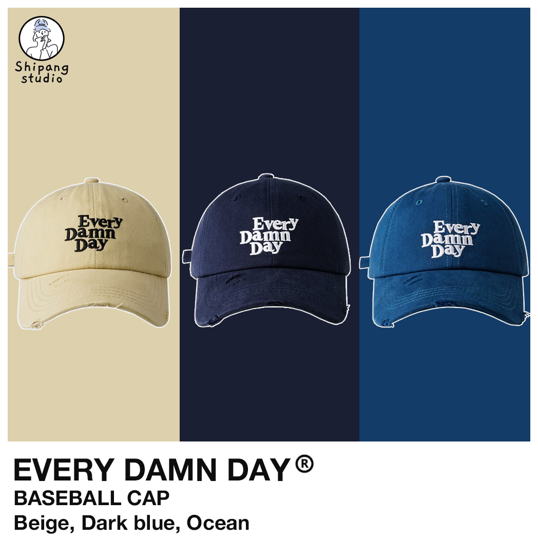 หมวกแก๊ป หมวกเบสบอล ปักลาย Every Da-n Day มี 3 สี