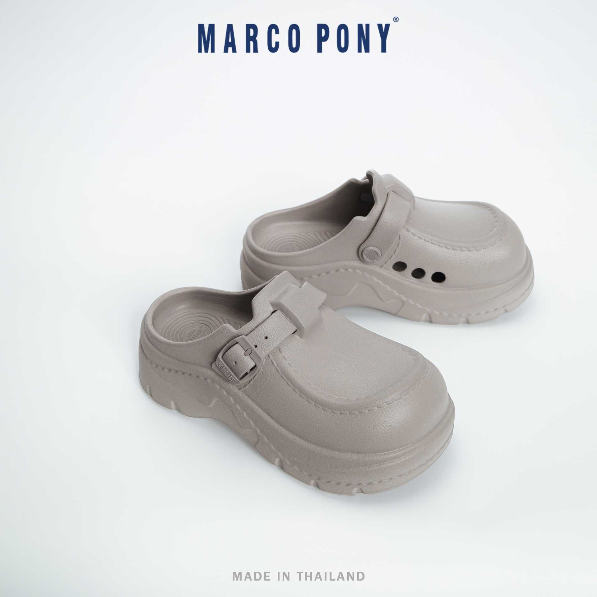Marco Pony รุ่น MH9037 รองเท้าแตะเปิดส้น รองเท้าลำลอง แฟชั่น Size 36-41