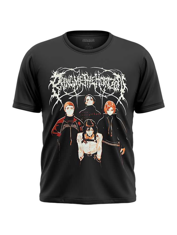 BRING ME THE HORIZON MEN’S TEE : NO LOVE LIKE YOUR OWN ANIME GROUP