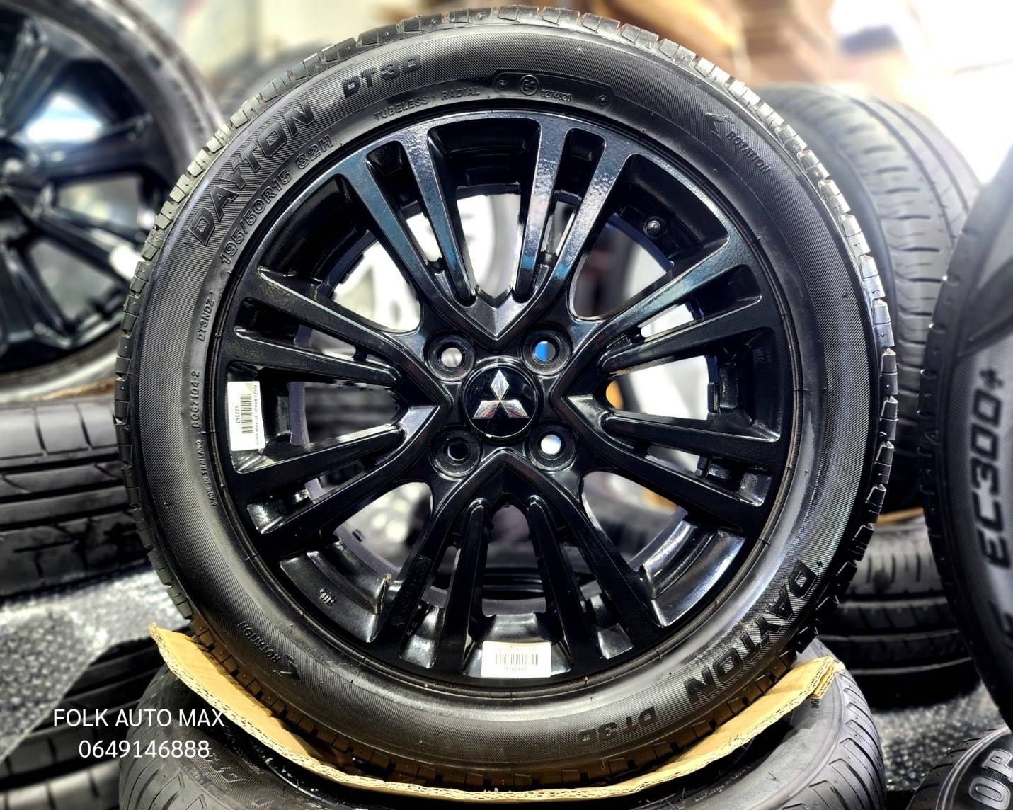 ล้อ Mitsubishi Mirage หรือ Attrage ขอบ 15 พร้อมยางป้ายแดง ยี่ห้อเดย์ตั้น  ปี22 422367 9340867