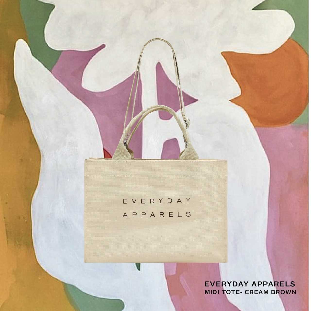 midi tote with strap