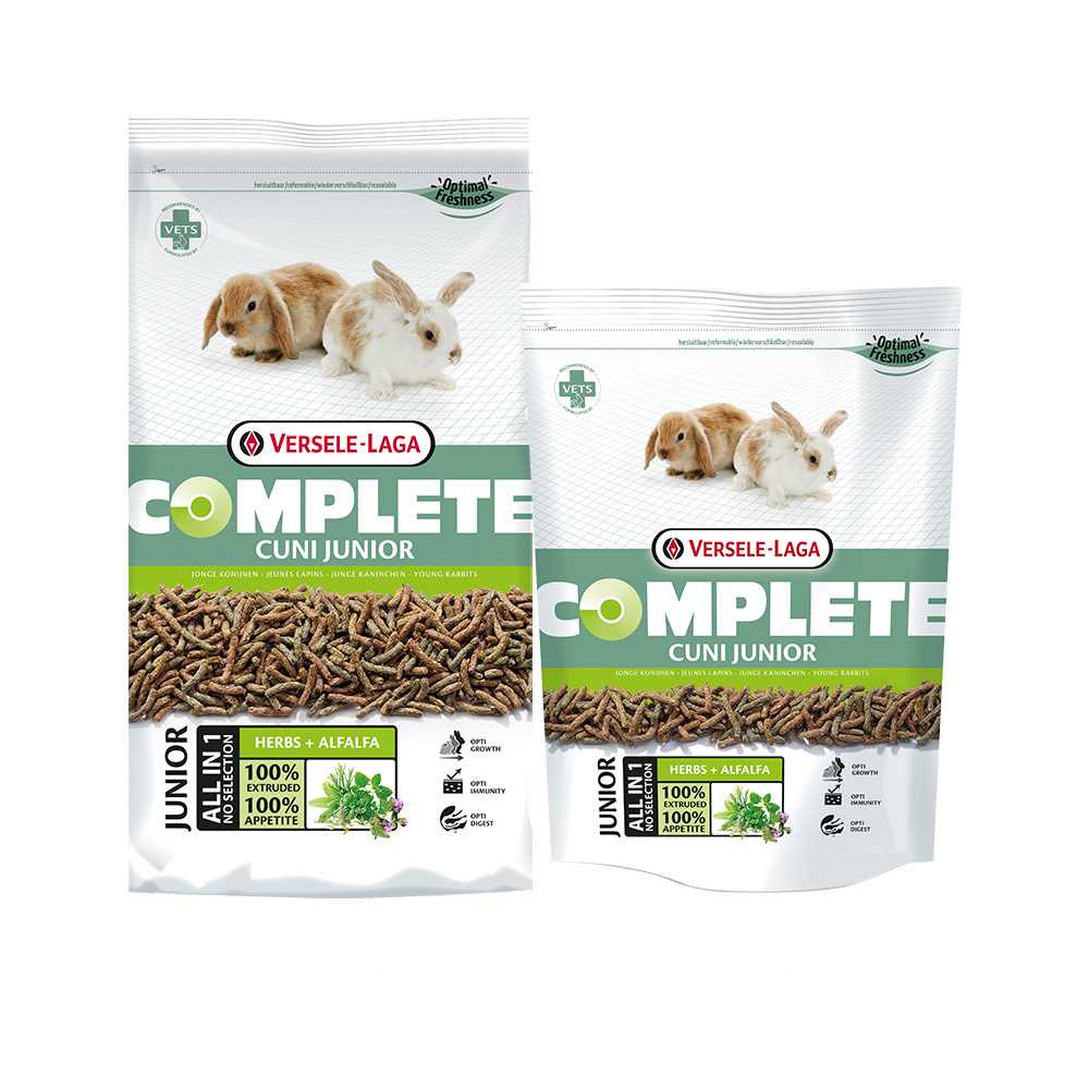 Versele-Laga Cuni Complete Rabbit Food สำหรับลูกกระต่าย กระต่ายโต กระต่ายพ่อพันธุ์-แม่พันธุ์ 500g