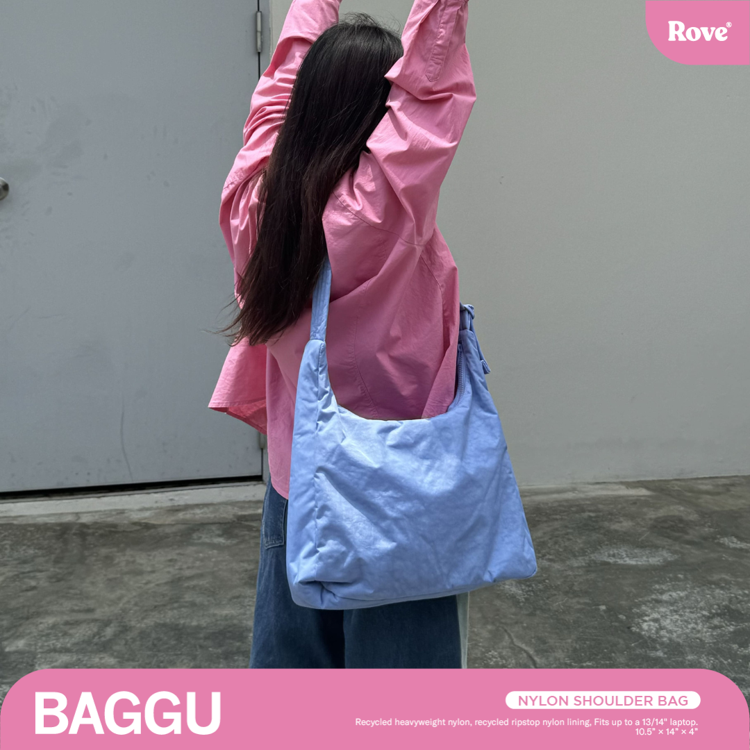 BAGGU Nylon Shoulder Bag - Cornflower