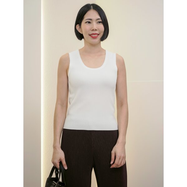 2MUAY SELECT | รุ่น SX132 ROUND NECK KNIT TANK TOP 2 สี