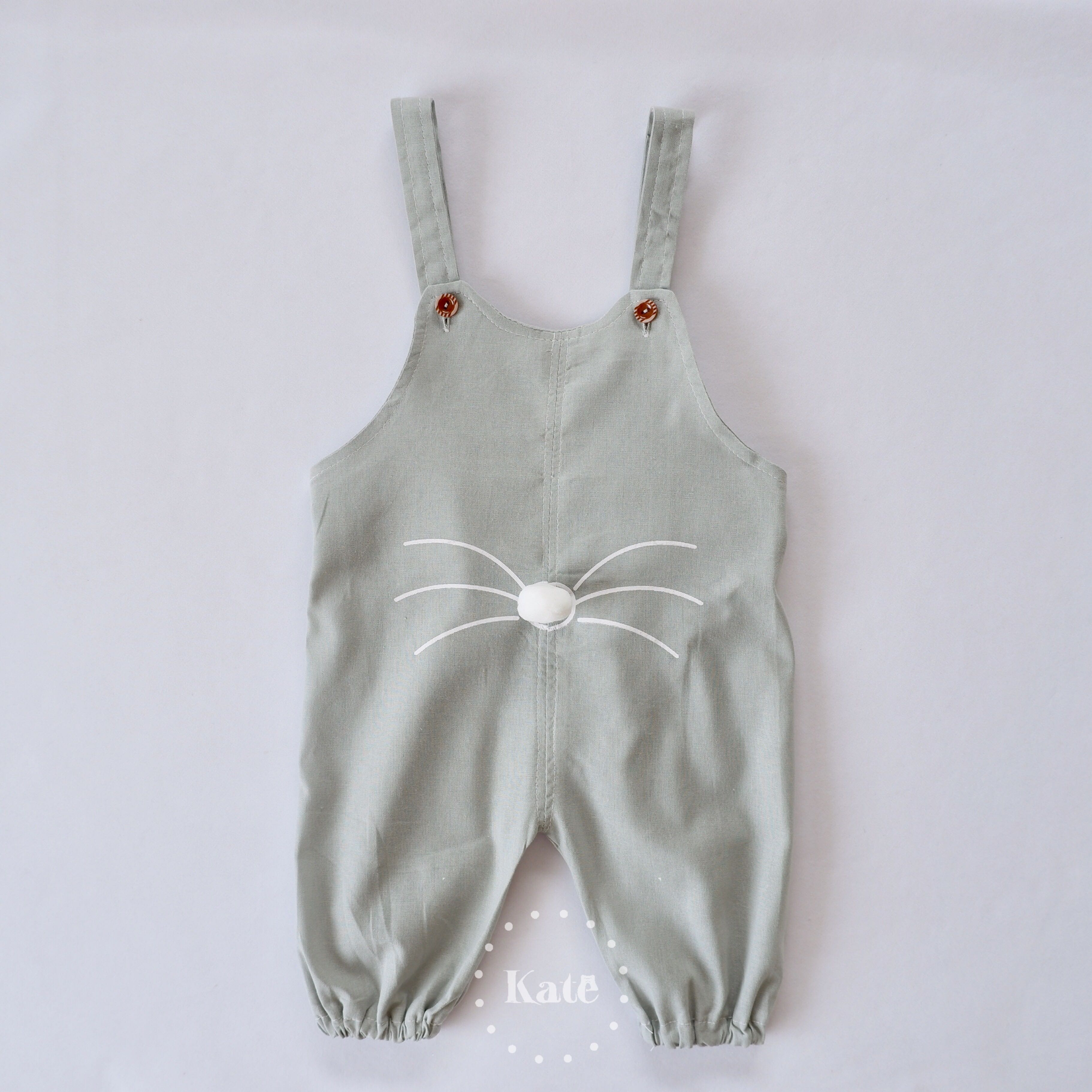 baby boy cat overall  