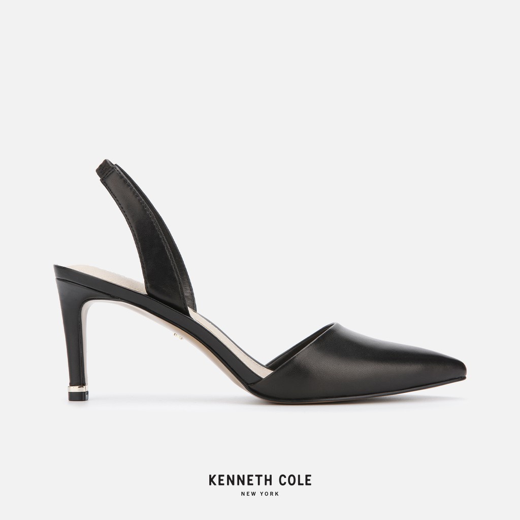 KENNETH COLE รองเท้าส้นสูงผู้หญิง รุ่น RILEY 70 SLING BLACK สีดำ ( HEL - KCKL23RSL01-001 )