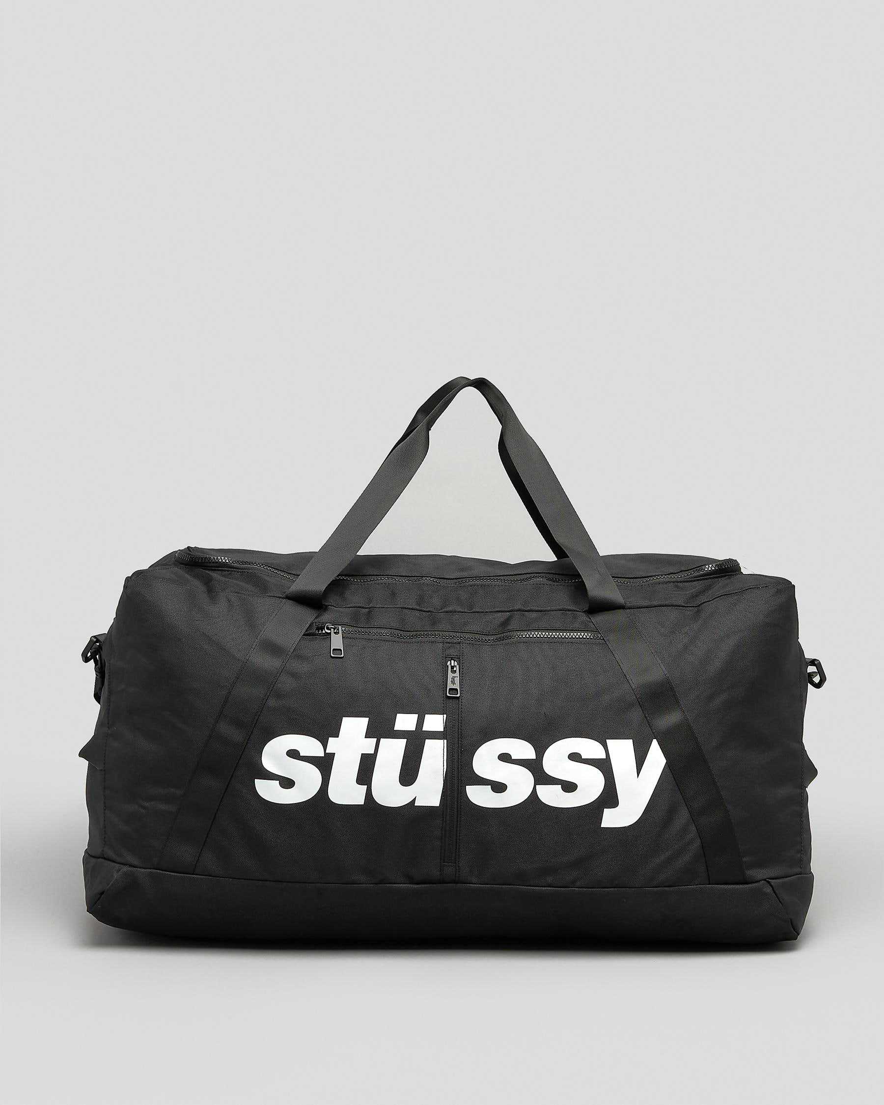 Stussy Italic Travel Bag Black