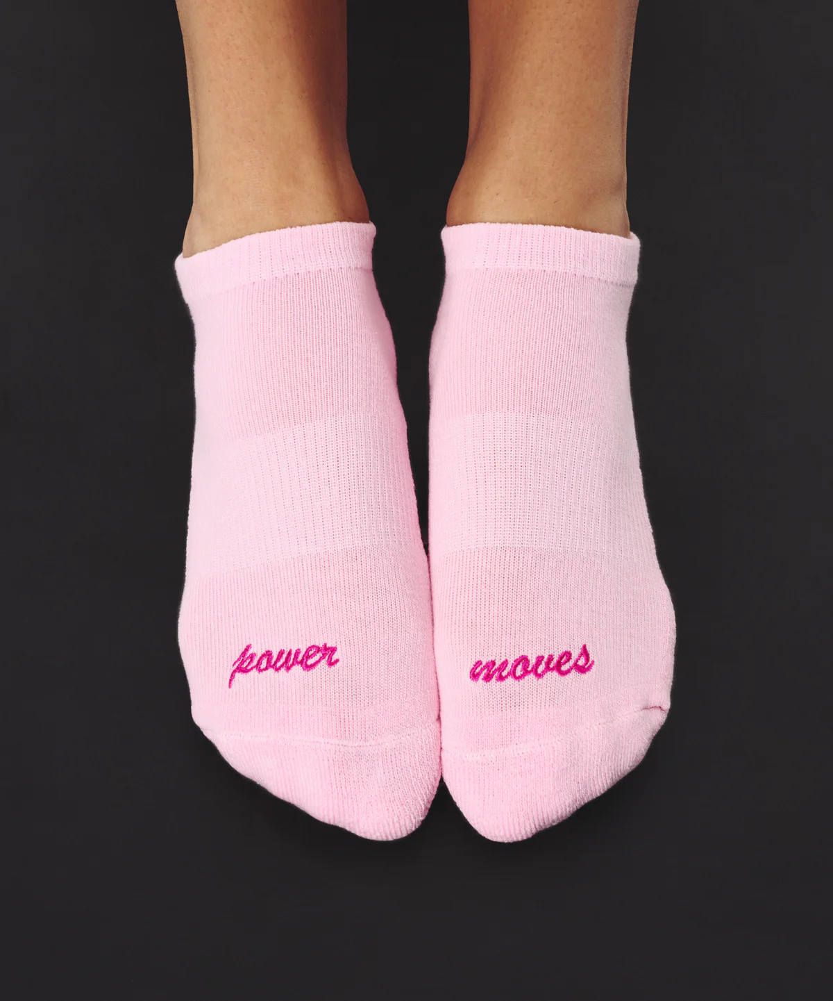 Classic Low Rise Grip Socks - Power Moves Pink