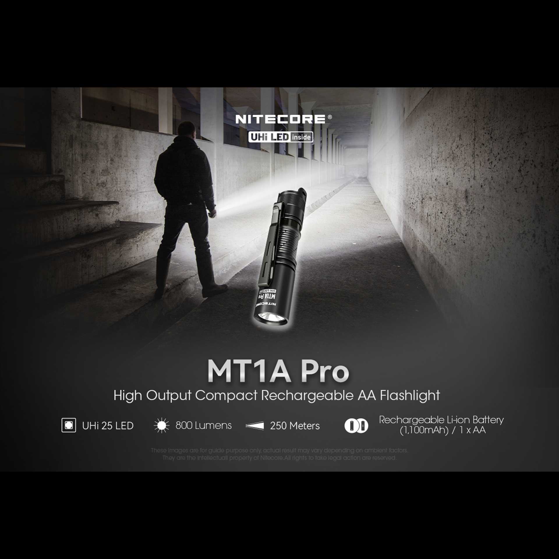 ไฟฉาย Nitecore MT1A Pro แบรนด์ Nitecore