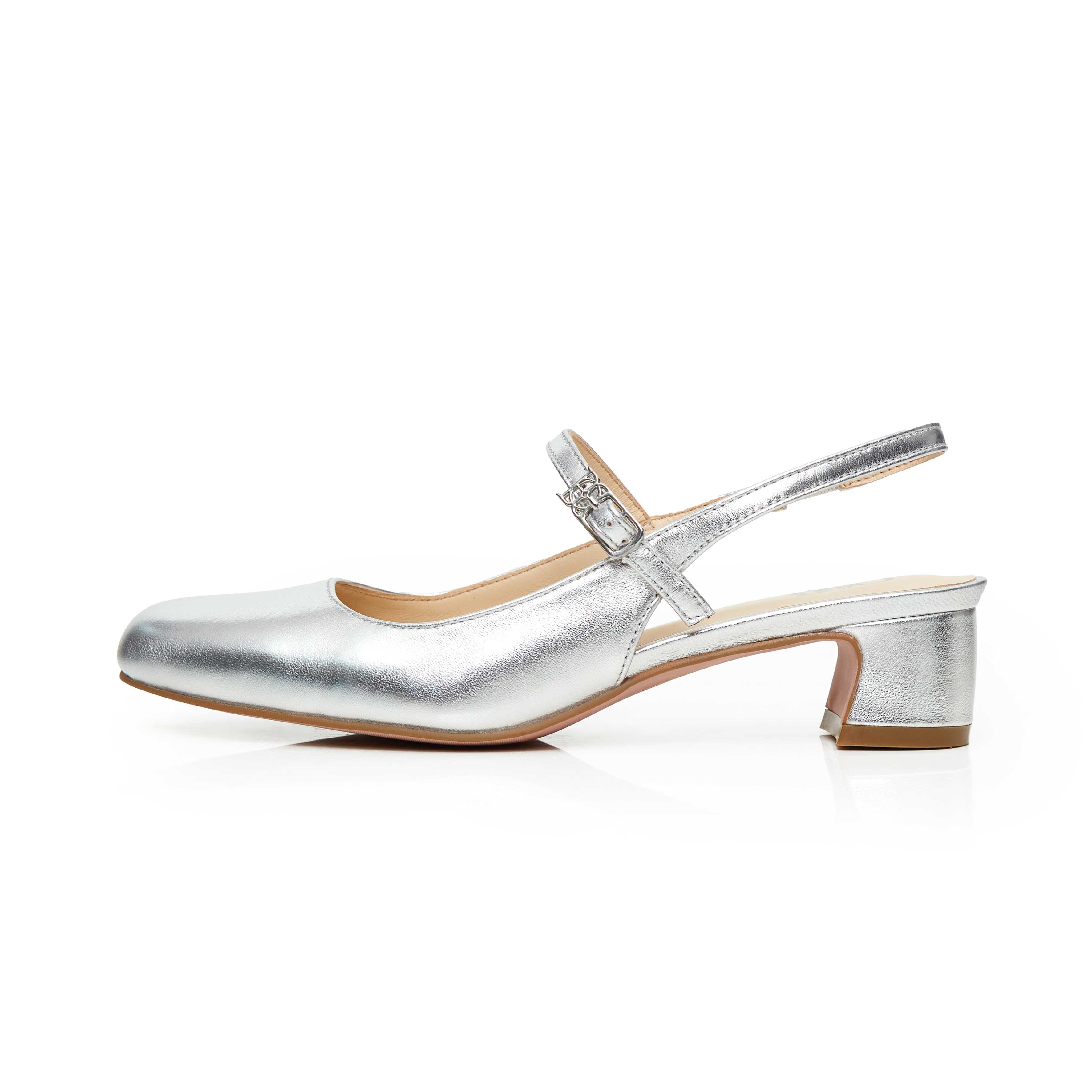 OandB Susanne Heels in Silver