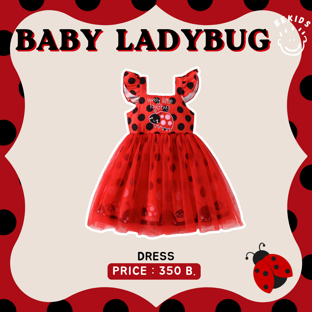 Sleeveless Dress Ladybug