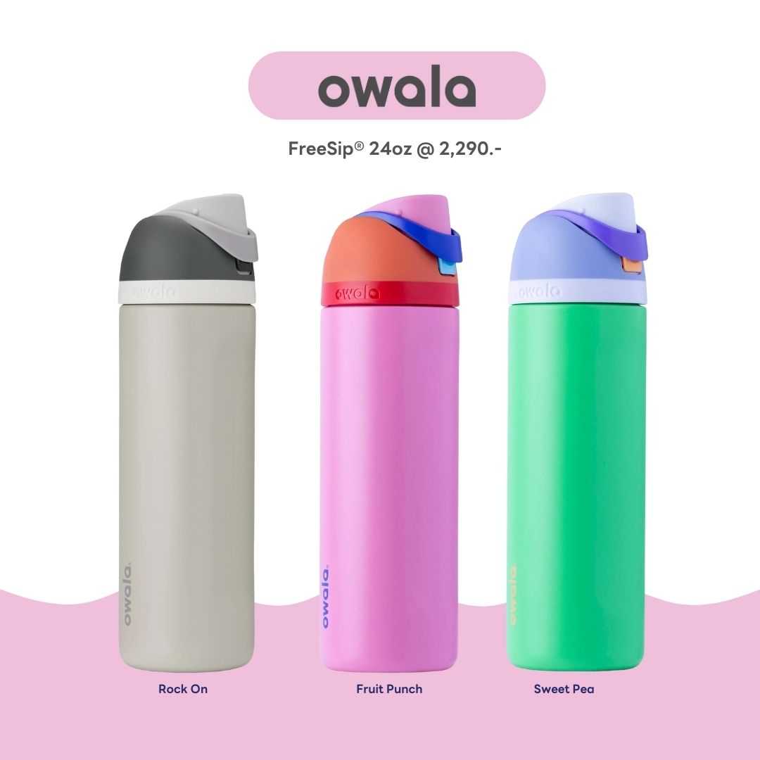 Owala FreeSip® Insulated Stainless Steel Water Bottle 24 oz จากอเมริกา พร้อมส่ง