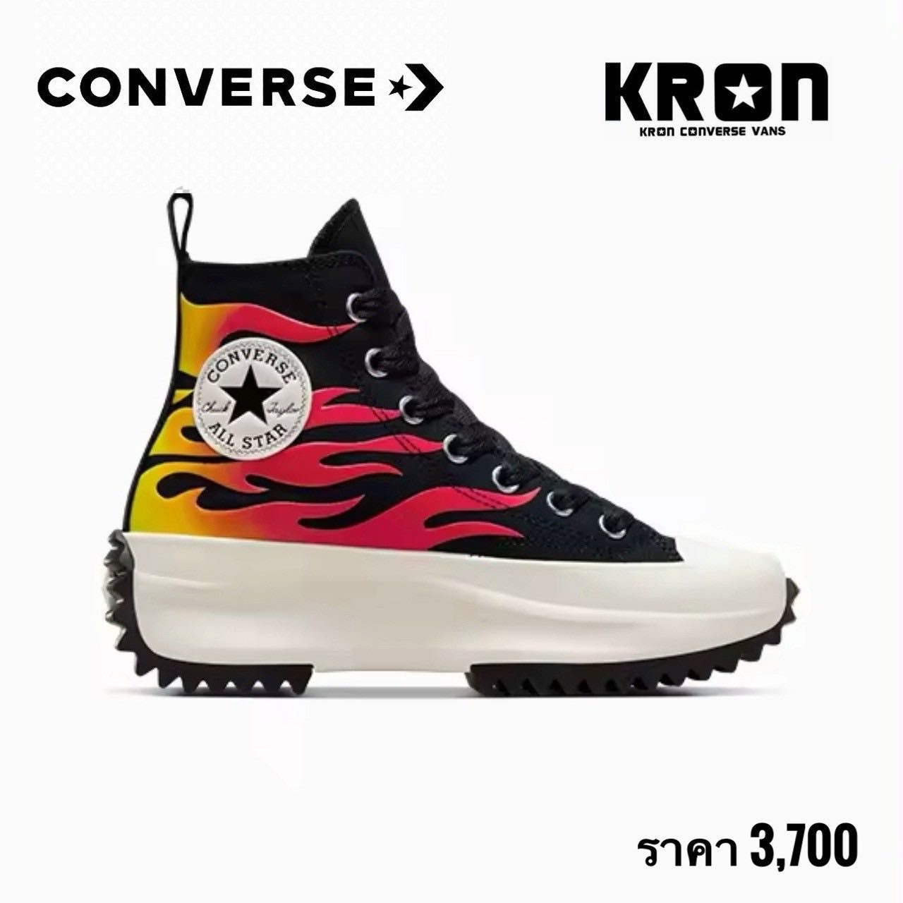 CONVERSE RUN STAR HIKE FLAME CHECK HI BLACK/MULTI COLORS