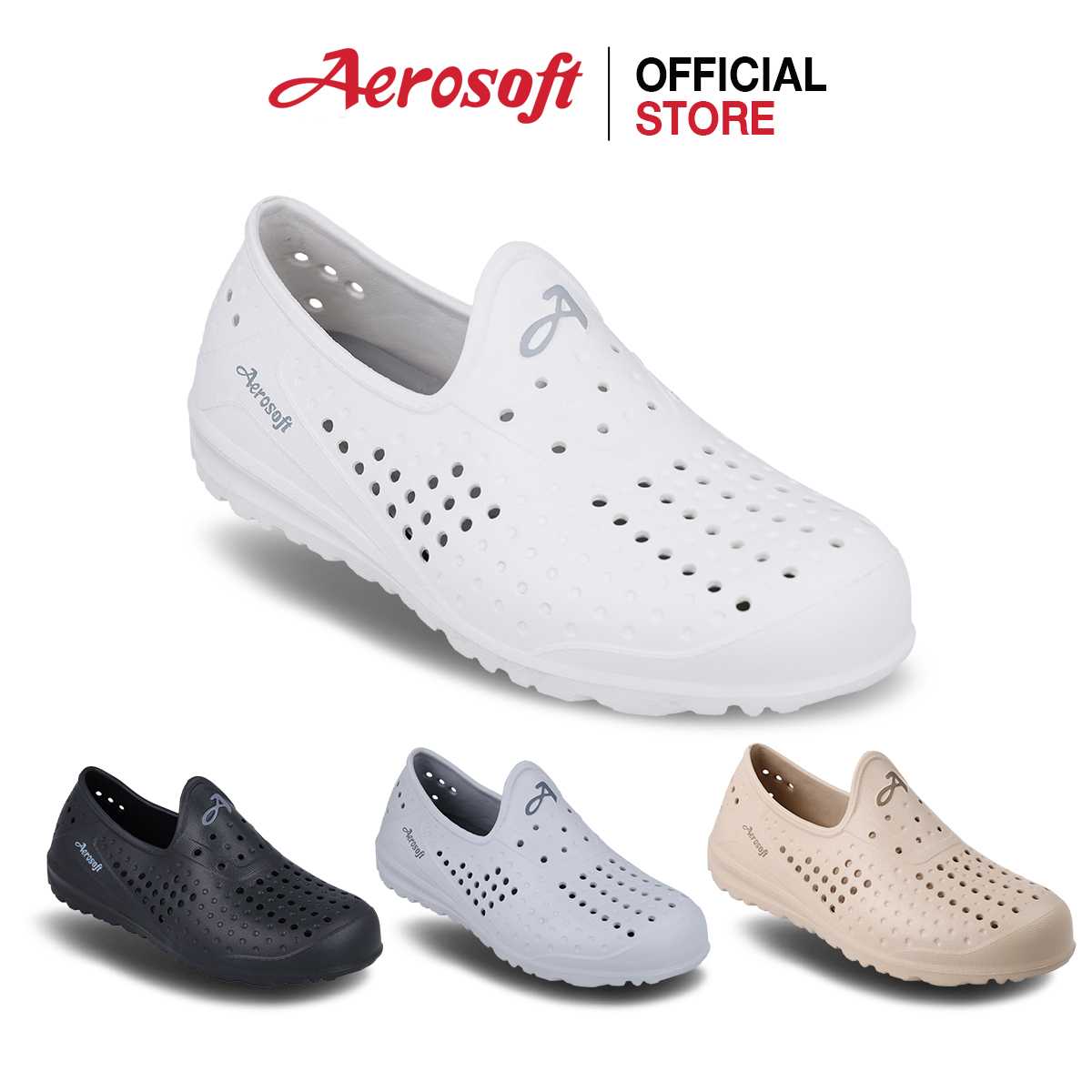 Aerosoft (แอโร่ซอฟ) รองเท้าแบบสวม รุ่น Air Walk (SN9310)