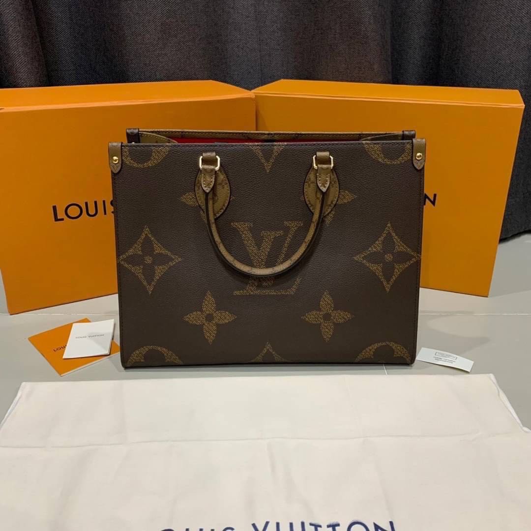 LOUIS VUITTON ONTHEGO GM TWO TONE MONOGRAM TOTE BAG