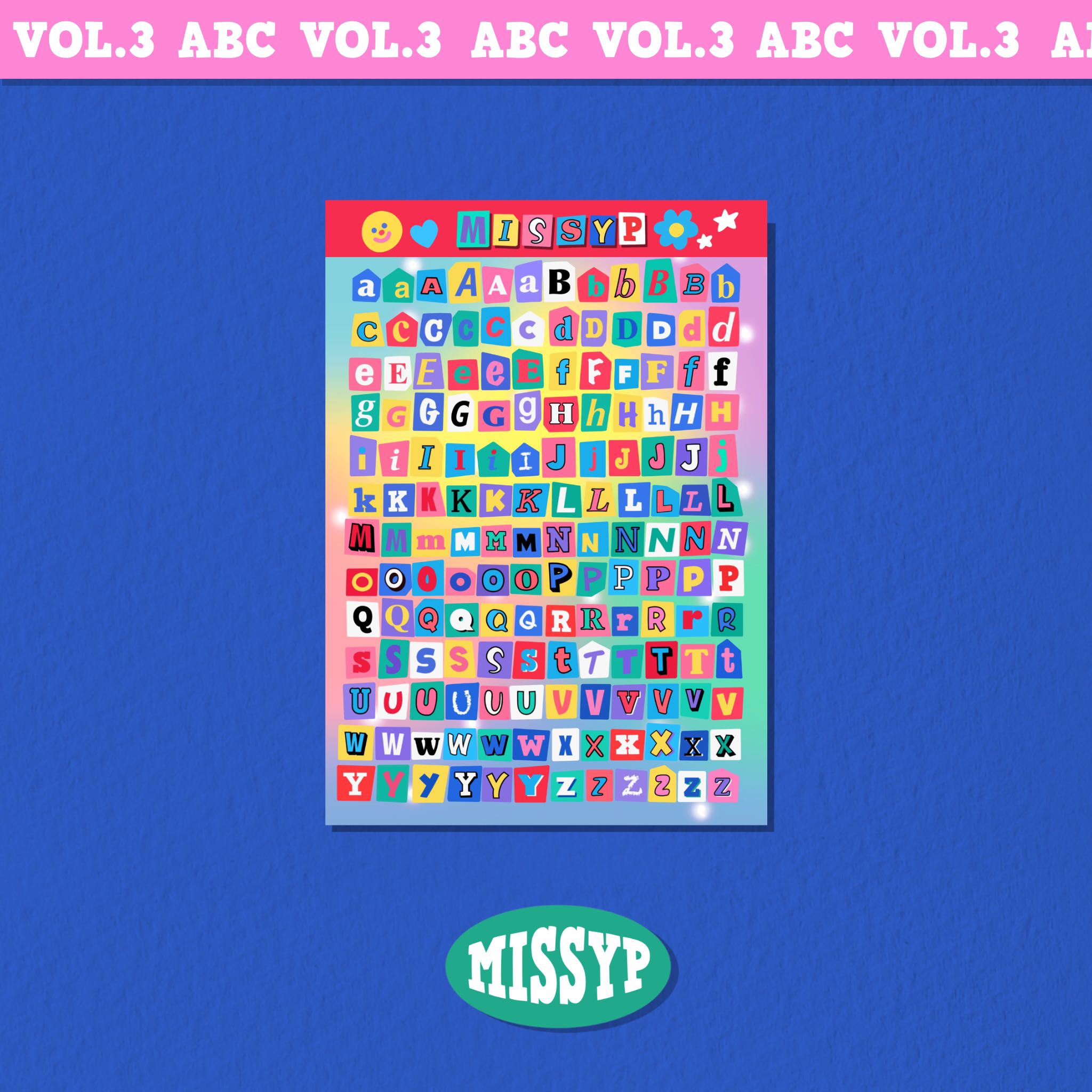 STICKER ABC VOL.3