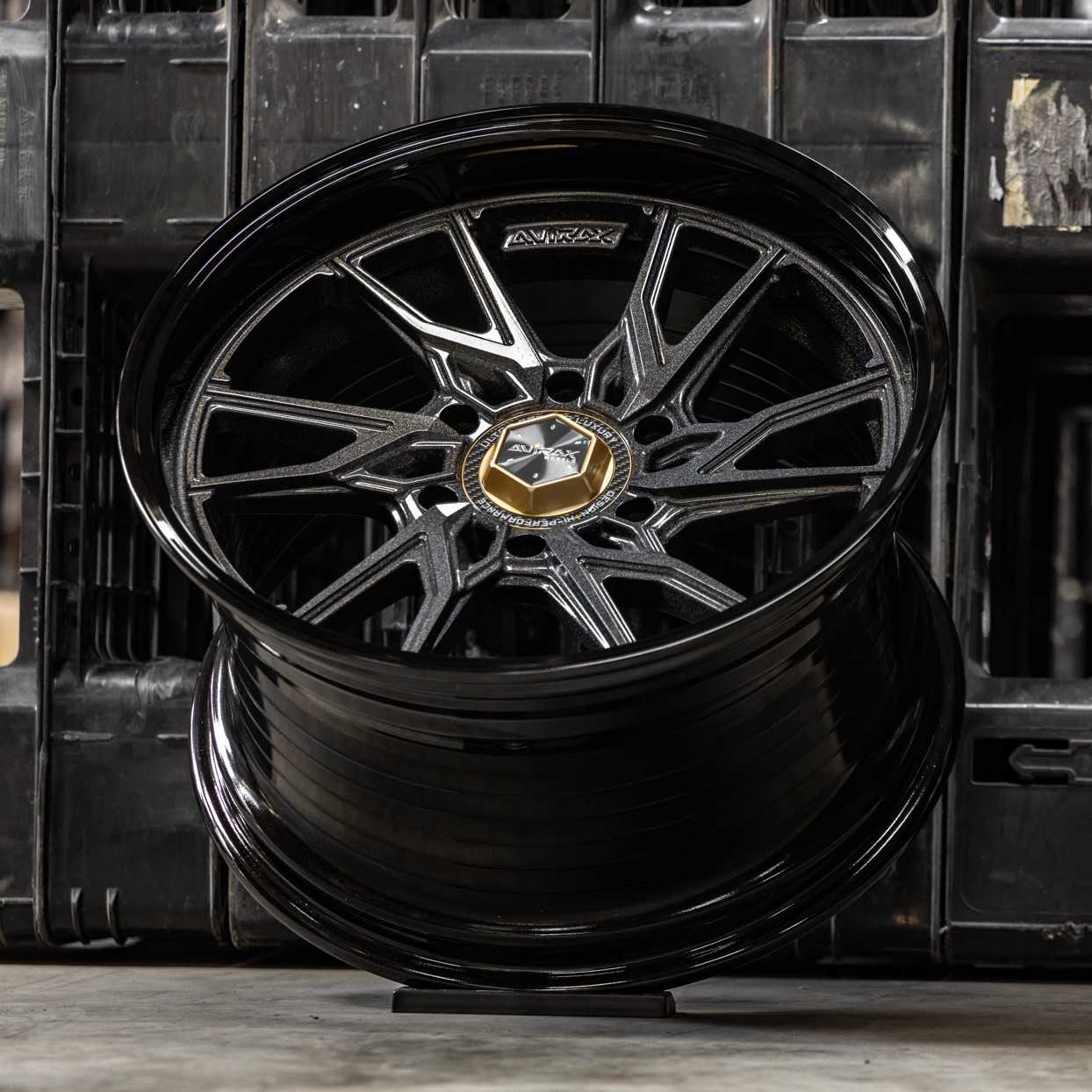 แม็กซ์ AVIRAX 18X10.5 6X139.7 ET35 CB.100 POWERSILVERBLACK-LP(BLACK)Custom