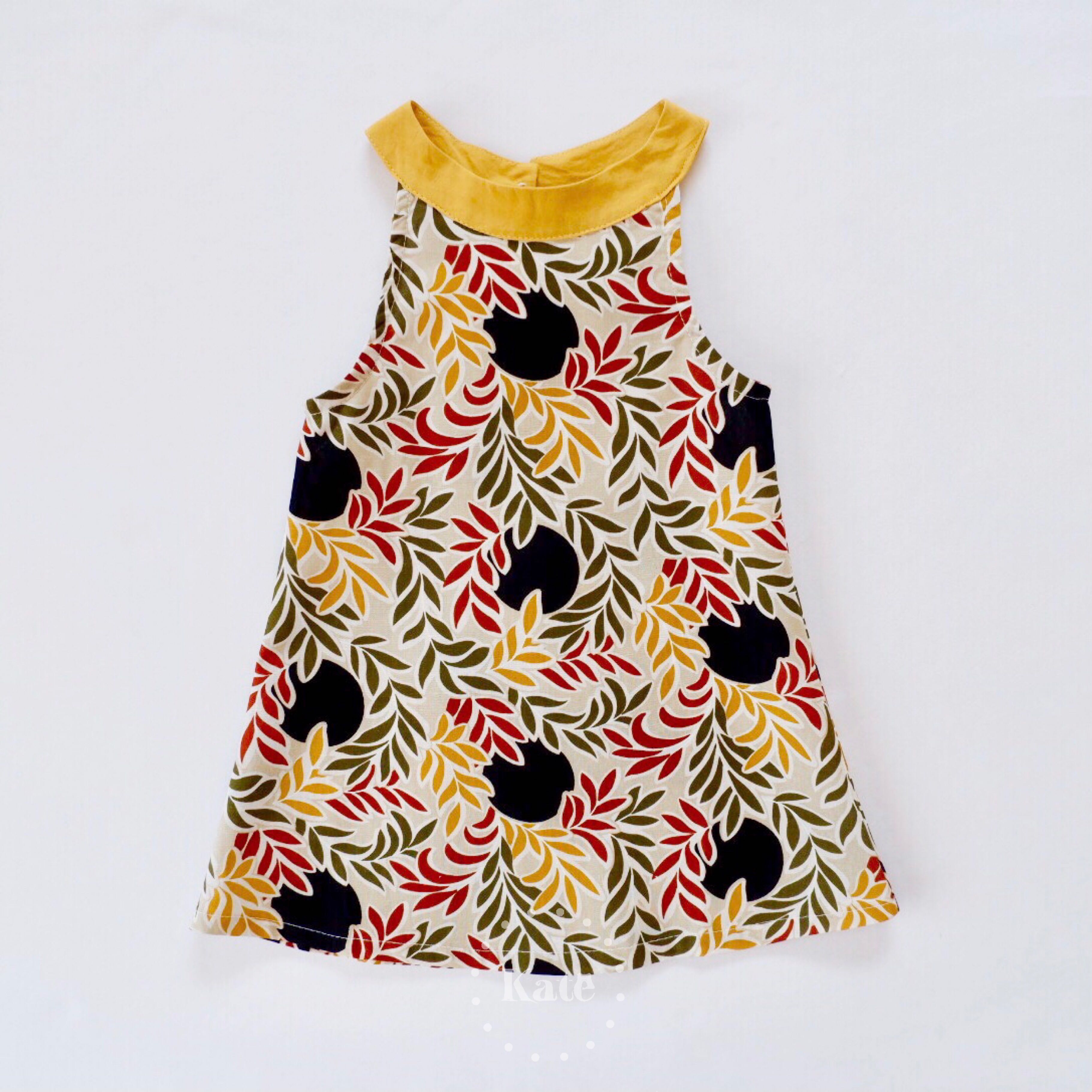 🌿🍂 Colorful Leaf Dress  