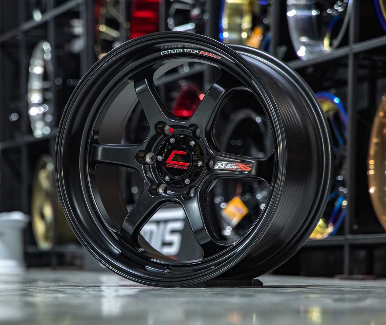 แม็กซ์ XT-006RS(YA059) 18X9.5 6X139.7 ET15 CB.106 BLK/M5+PLATE  (สีดำด้าน+เพลท)