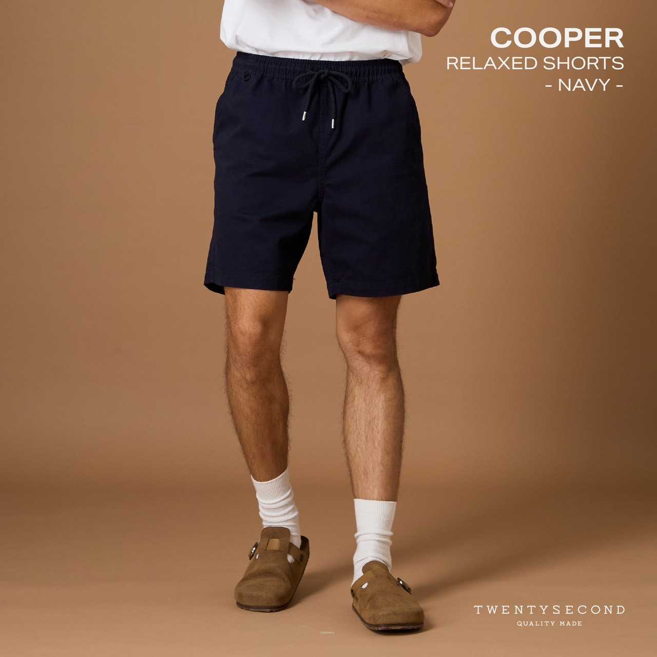 COOPER RELAXED SHORTS - NAVY