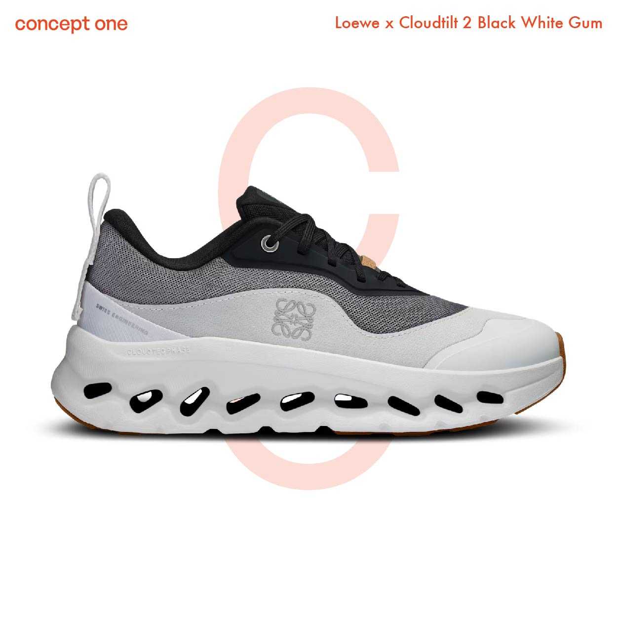 Loewe x On Cloudtilt 2.0 Black White Gum