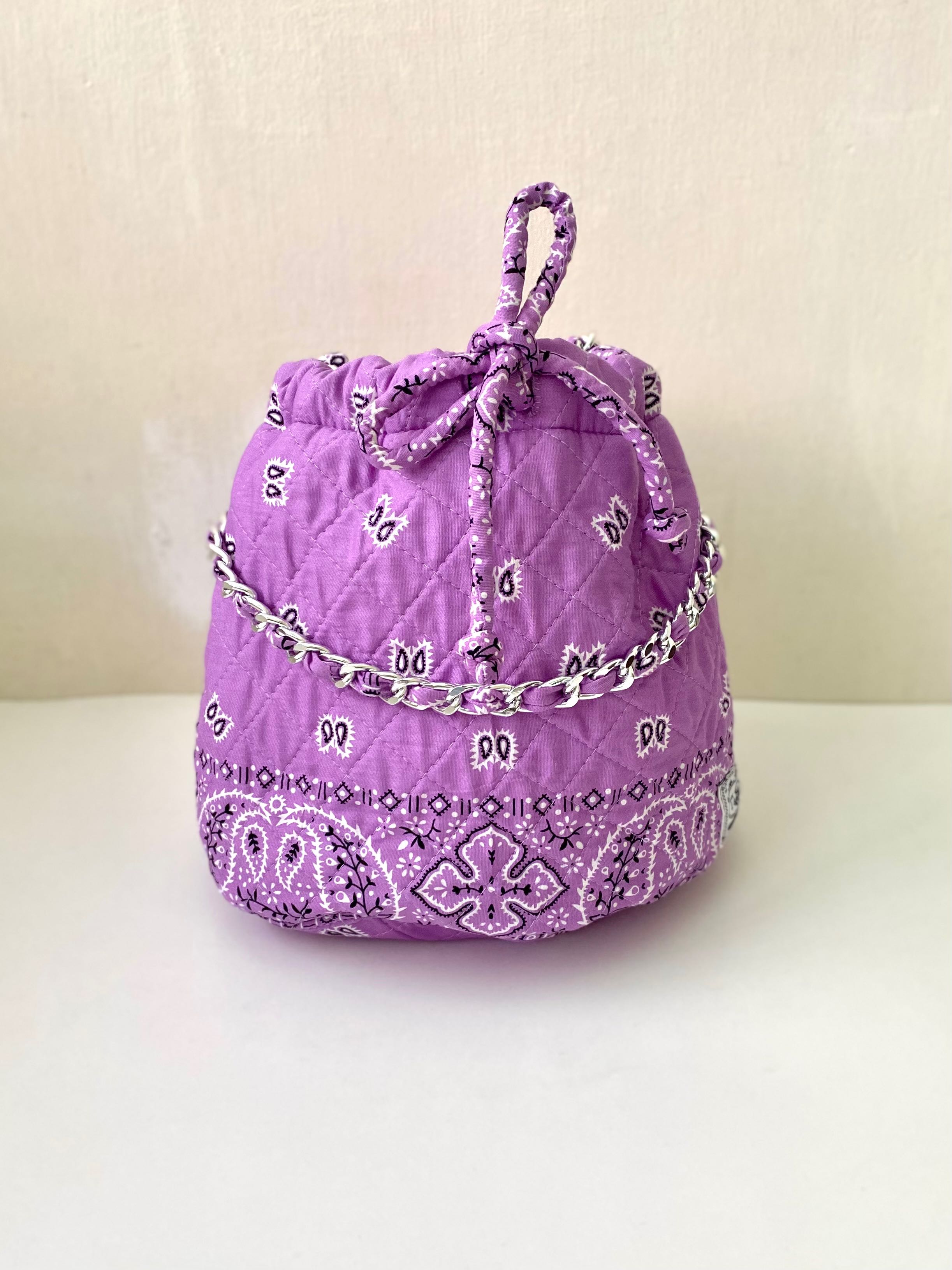 Dumpling  Lavender Bandana Bag 