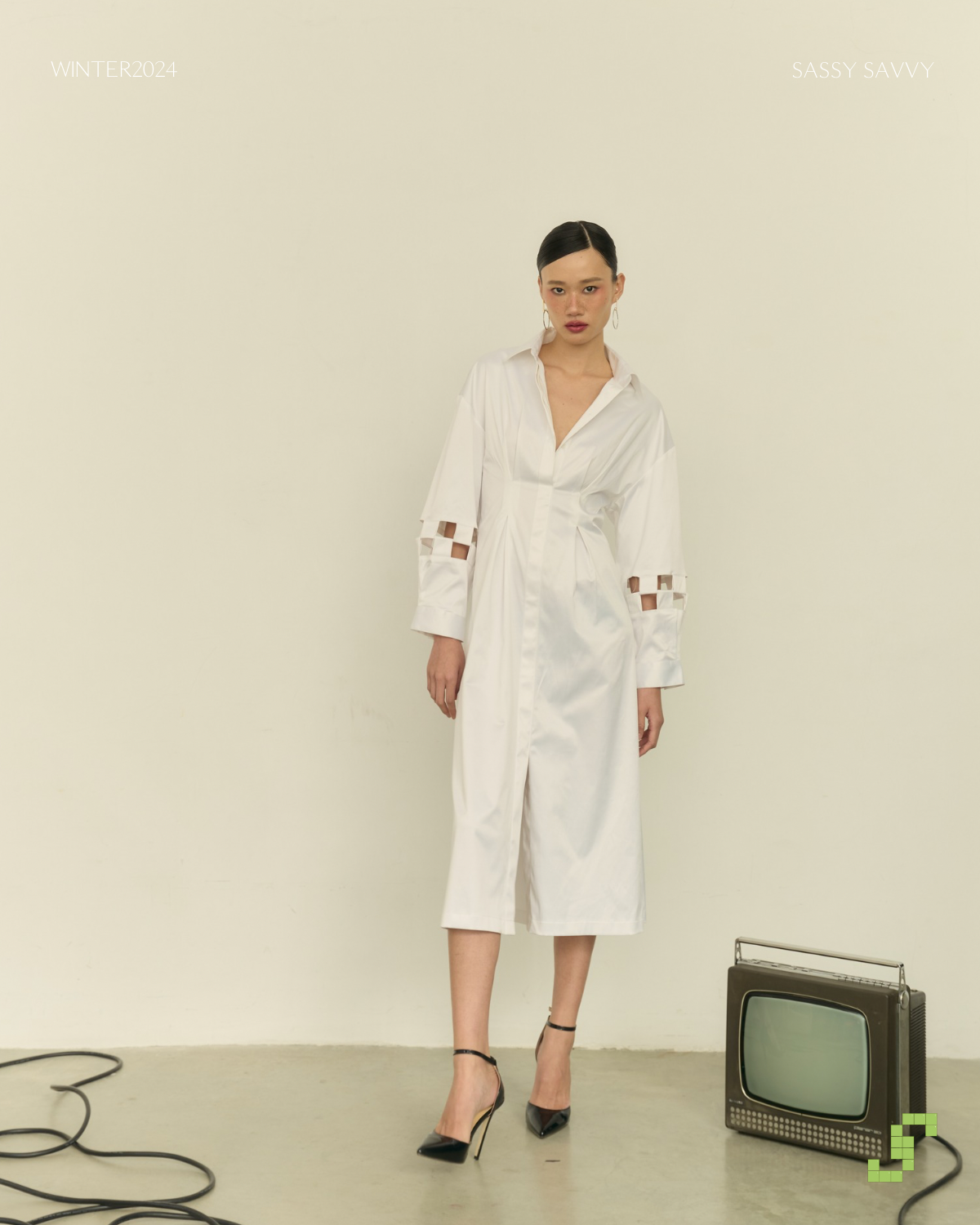 TETRIS SHIRT DRESS