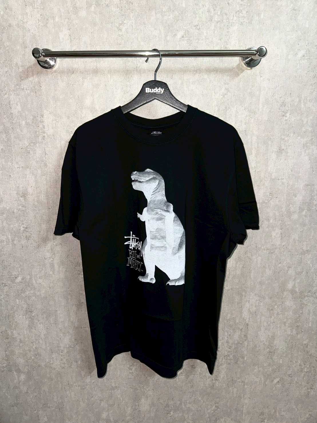 Stussy BIG & MEATY TEE (PIGMENT DYED Black/PIGMENT DYED Natural)