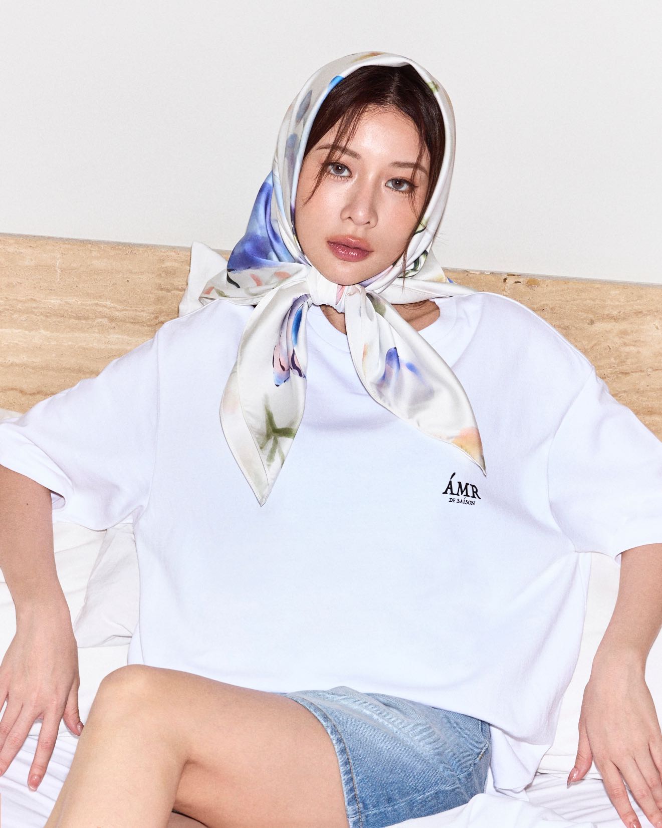 AMR DE SAISON ( AIMER ) - AMR Abstract Floral Scarf