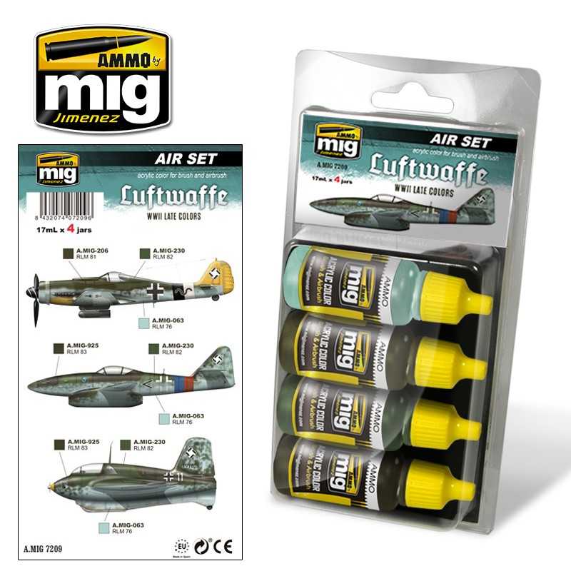 AMIG7209 LUFTWAFFE WWII LATE COLORS