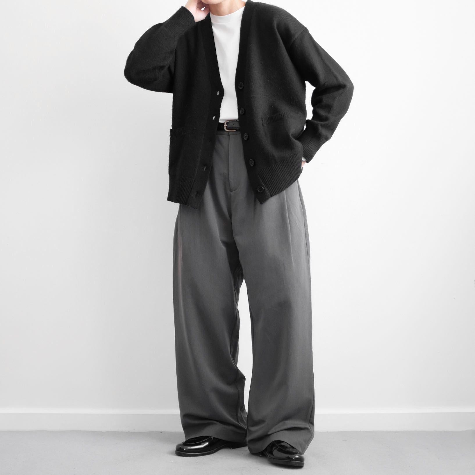 UNTAPPED STUDIO • Straight Cotton Oversized Wide Legs Pants