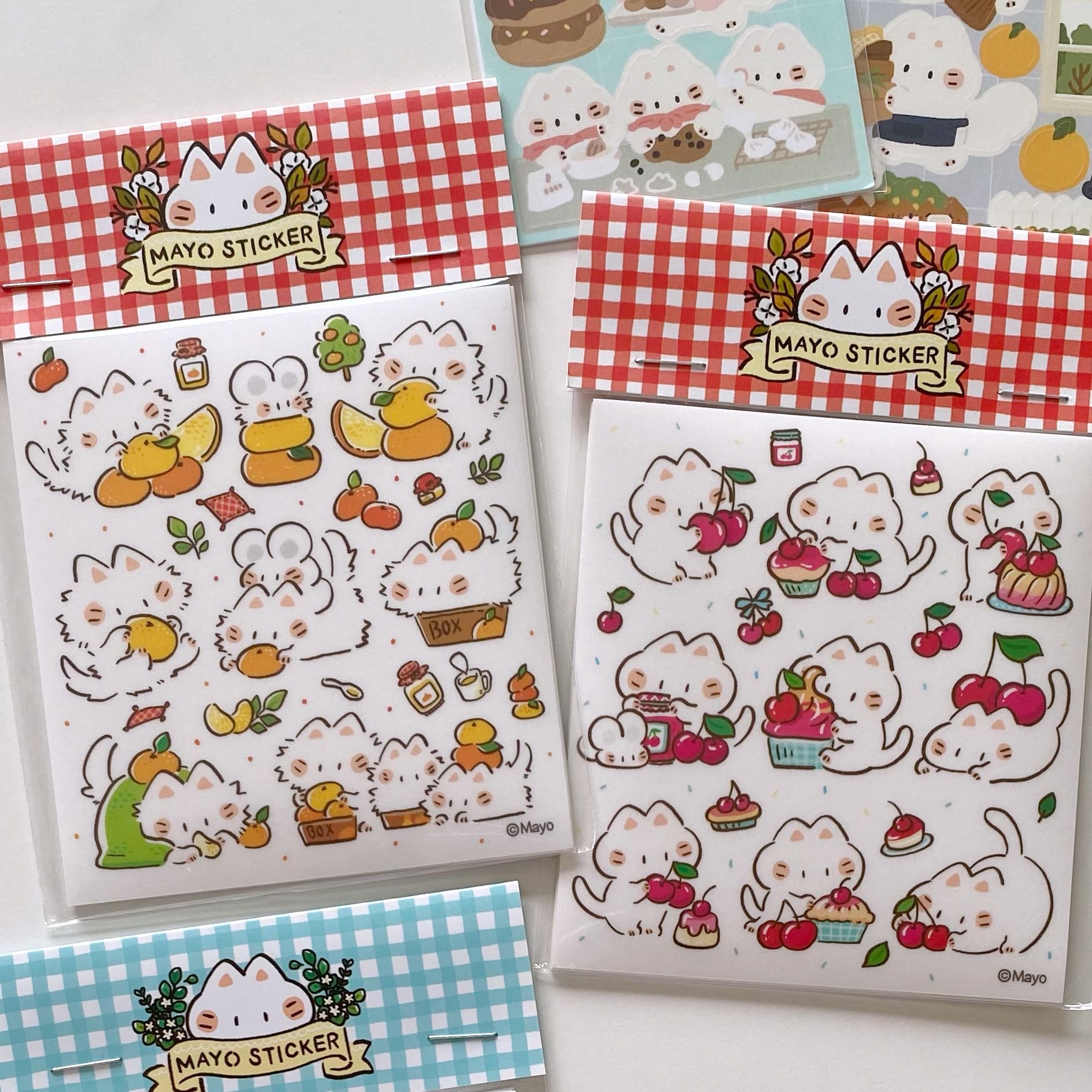 Mayo non diecut sticker (9 types)